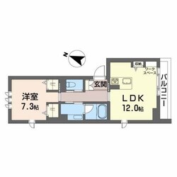 島内駅 徒歩2分 3階の物件間取画像